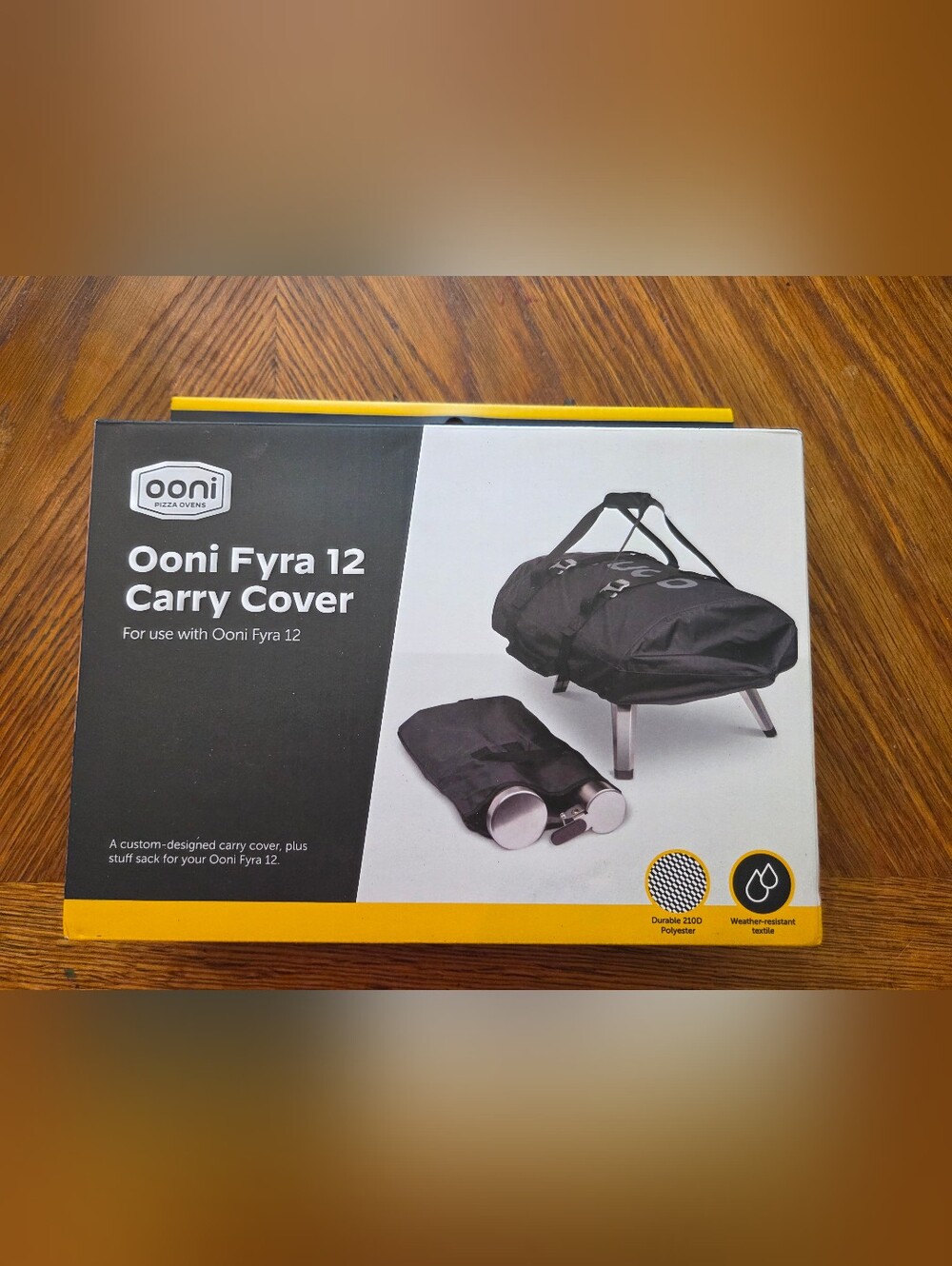 Ooni Fyra 12 Carry Cover (model UU-P0AE00) designed for portable pizza ovens.